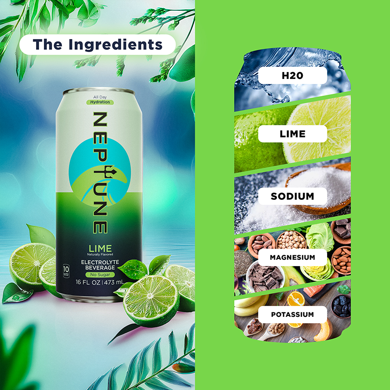 LIME ENHANCED WATER | Drink Neptune